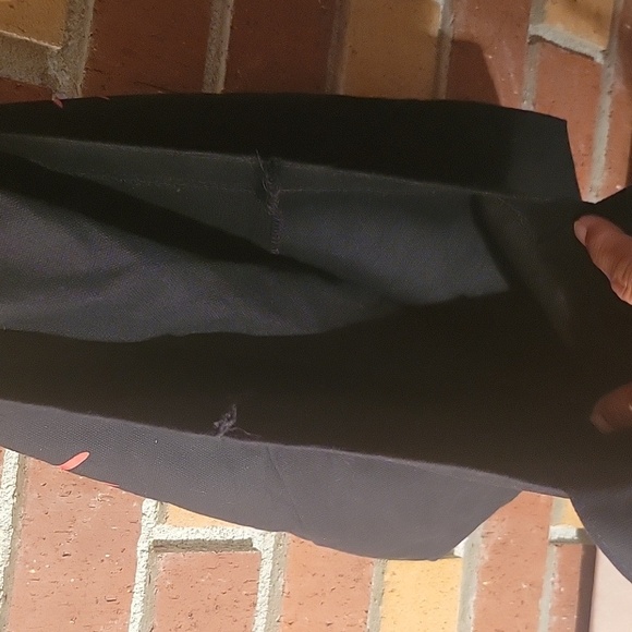 Sephora Black & Red Canvas Tote Bag "Lipstick is the Answer" - Picture 4 of 4